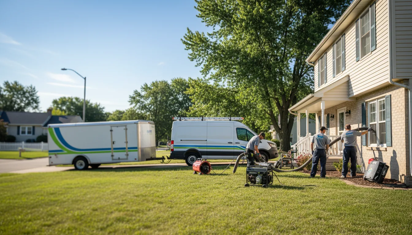 Flooded Basement Restoration And Cleanup With Repair in Mingo, OH near me